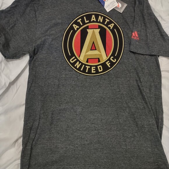 Two Atlanta United FC MLS NWT Dark Grey Adult T-Shirts Size Large - Picture 3 of 8